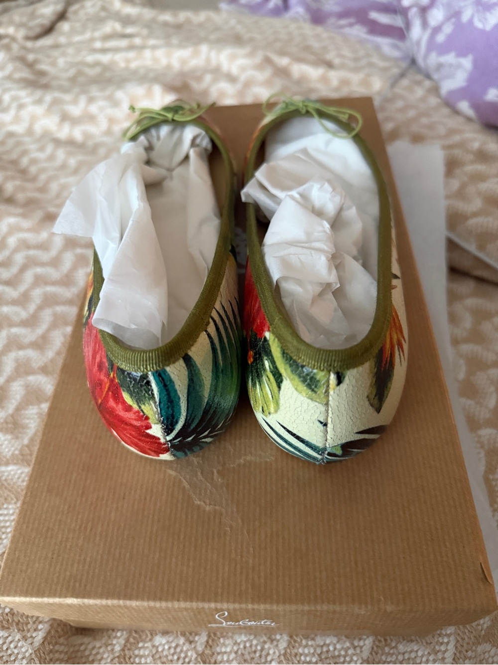 Christian Louboutin Solasofia Flat Calf size 7B - Picture 3 of 7